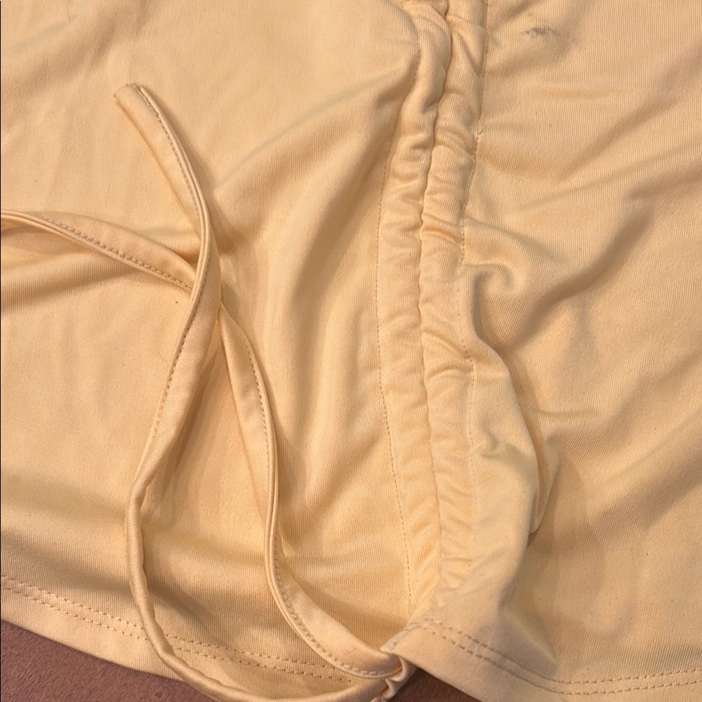 Lululemon Athletica Yellow Fitted Cut Out Tank Top - Picture 8 of 8